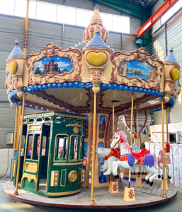 <span class=keywords><strong>Parc</strong></span> d'attractions 16 places Carrousel <span class=keywords><strong>de</strong></span> style européen classique vintage à vendre - Product Image 1