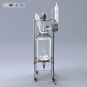 5l 10l 20l 50l 100l 200l प्रयोगशाला परीक्षण इंटरमिटेंट कंटेनर एगिटर टैंक डबल लेयर जैकेट प्रतिक्रिया केतली 220v - Product Image 3