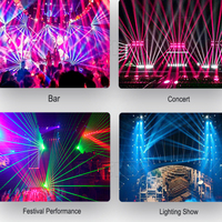 Lumière laser Boîtes de nuit Disco Concert DJ Scan matriciel Éclairage de scène KTV Danse Discothèque Bar Lampes de poche oscillantes