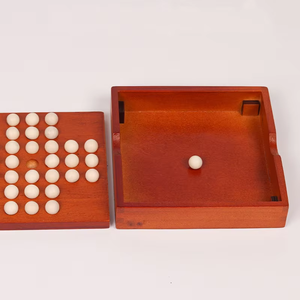 Juego <span class=keywords><strong>de</strong></span> mesa <span class=keywords><strong>de</strong></span> solitario plegable <span class=keywords><strong>de</strong></span> madera | <span class=keywords><strong>Ajedrez</strong></span> <span class=keywords><strong>de</strong></span> diamante, <span class=keywords><strong>ajedrez</strong></span> Kongming, juguete <span class=keywords><strong>de</strong></span> rompecabezas para un solo jugador para la diversión <span class=keywords><strong>de</strong></span> mesa <span class=keywords><strong>de</strong></span> los niños - Product Image 2