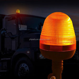 12-24V lumière stroboscopique d'urgence magnétique ambre rotatif balise d'alarme pour camions et tracteurs agricoles - Product Image 3