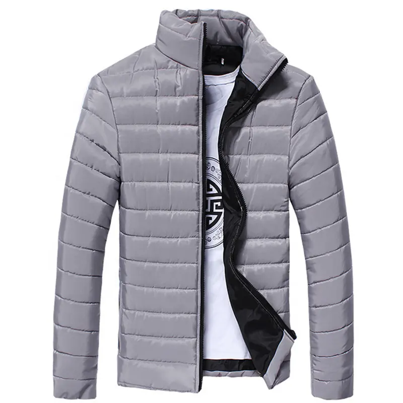 Drop Shipping Fashion Casual Thermal Male Windbreaker Down Jacket Coats Men Jacket