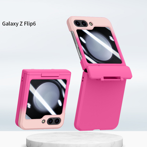 Funda para Teléfono Plegable con Bisagra de PC Mate y Cristal HD de Cobertura Total 360 de Doble Color para <span class=keywords><strong>Samsung</strong></span> Z <span class=keywords><strong>Flip</strong></span> 6 - Product Image 3