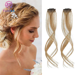 2025 mode FURINA européen Remy <span class=keywords><strong>cheveux</strong></span> Clip-in Extensions côté Air <span class=keywords><strong>frange</strong></span> et <span class=keywords><strong>frange</strong></span> latérale avant avec longue barbe <span class=keywords><strong>de</strong></span> Dragon Style - Product Image 6