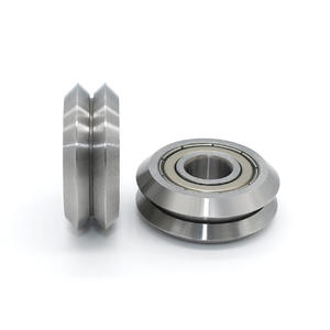 Guides linéaires tout métal de type W à haute capacité de charge, roulements à billes à gorge profonde non standard, roues de guidage pour équipements automatisés - Product Image 2