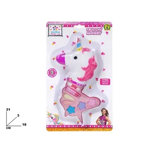 ชุดเครื่องสำอางวาเลเรีย ยูนิคอร์น แฟนตาซี 31x18 ซม. พร้อมแสตมป์ 5 แบบและกล่องสำหรับเด็กเล่น - Product Image 1