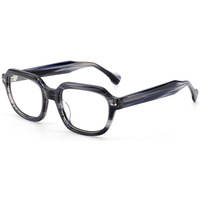Monture de lunettes rectangulaires rétro Elan Optical YB6608, meilleure vente, unisexe, en acétate, lunettes optiques écologiques, livraison directe d'usine