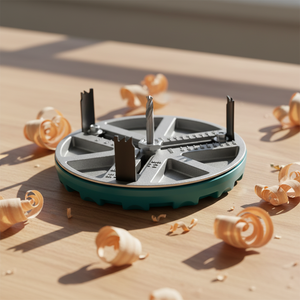 Scie cloche électrique TEBAK pour le travail du bois, perforateur pour plaques de plâtre, aluminium, plastique, outil réglable pour la découpe de trous - Product Image 3