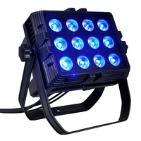 Projecteur de scène LED Par 12x18W RGBWA UV 6-en-1 pour KTV, mariage, discothèque, bar, avec contrôle DMX512, batterie, aluminium, étanche, personnalisable