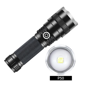 P50 ไฟฉายอลูมิเนียมอัลลอยด์ USB ชาร์จใหม่ได้ 30W ซูมแบบยืดหดได้กลางแจ้ง - Product Image 3