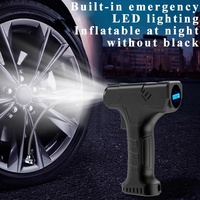 Compresseur d'air multifonction à gonflage rapide, portable, sans fil, 150 PSI, pompe à gonflage de pneus de voiture avec éclairage LED et affichage numérique
