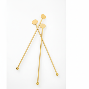 Cuchara de barra de acero inoxidable multicolor con mango largo Vintage, agitadores de mezcla de cóctel para bebida, agitador de cóctel - Product Image 1