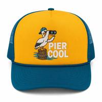 Casquette Trucker Snapback 5 Panneaux à Visière Légèrement Courbée Personnalisée avec Logo Brodé 3D – Chapeau de Baseball Hip Hop Streetwear Sport Vente en Gros