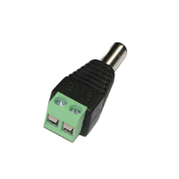 Connecteur d'alimentation femelle DC 5,5*2,1 mm, adaptateur de borne à vis 12V DC, prise jack pour caméra de sécurité CCTV, bande lumineuse LED