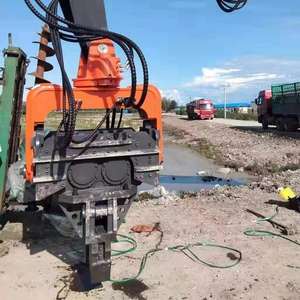 Martello a vibrazione idraulica, battipalo per escavatore - Product Image 4