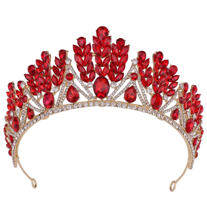 Новинка обруч для волос со стразами для невесты корона для волос из сплава корона для конкурса красоты тиара Корона для невесты