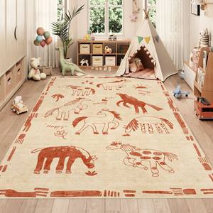 Alfombra para Sala <span class=keywords><strong>de</strong></span> Estar, Nuevo Estilo, Decoración para Habitación Infantil, Alfombra Infantil con Dibujos Animados <span class=keywords><strong>de</strong></span> Animales, Impermeable y Resistente a <span class=keywords><strong>las</strong></span> Manchas - Product Image 3