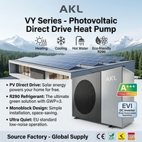 Bomba de Calor de Aire a Agua R290 Eco, Aprobada por MCS, 10kW, Monofásica, Monobloque, UKCA ErP A++, Silenciosa 44dB, Calefacción, Refrigeración y ACS para Hogares en el Reino Unido