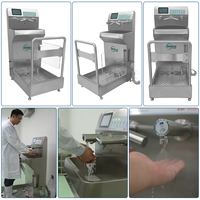 Station d'hygiène personnelle en acier inoxydable 304, directement de l'usine, avec écran tactile 7 pouces et barrière pivotante pour l'entrée des usines alimentaires