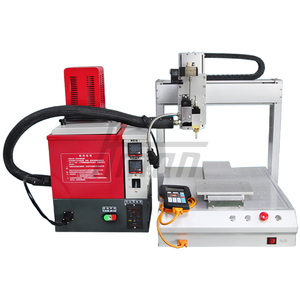 Machine de distribution de colle thermofusible entièrement automatique AM-6300, 3 axes, capacité de 5 L, équipement d'application d'adhésif monocomposant - Product Image 1