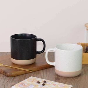 Tasses à café en gros pour la rentrée scolaire, avec poignée, glaçure bicolore, motifs étoiles, capacité 390 ml, compatibles micro-ondes, logo personnalisé - Product Image 3