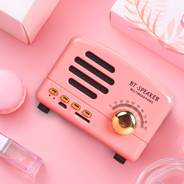 BT01 Portable Wireless Blue Tooth Speaker Mini Vintage Retro Classic Gramophone Phonograph Shape Stereo Speaker Customized Gifts
