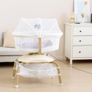 Cuna Mecedora Eléctrica Multifuncional 2 en 1 para Bebés, Cuna para Dormir - Product Image 6