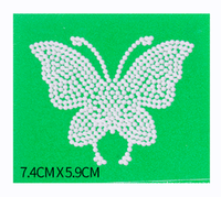 Pochoir à Motif en Strass Thermocollant AAAA Gabarit de Strass Thermofixables Presse à Chaud Transfert Autocollant Papier Carton Moule Outil de Bricolage et d'Artisanat
