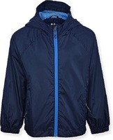 Veste de sport à capuche imperméable, coupe-vent et respirante pour enfants, légère, réfléchissante, pour la randonnée en automne, tissée sur mesure, en softshell