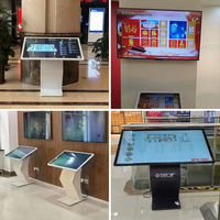 Monitor layar sentuh, 32 inci 43 "49" 55 "65" 4K Uhd Window Os/android Wifi Pc layar sentuh tampilan Lcd