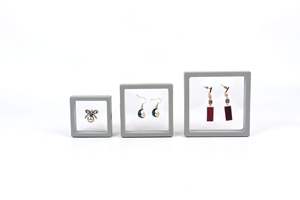 กล่องโชว์เครื่อง<span class=keywords><strong>ป</strong></span>ระดับแบบ<span class=keywords><strong>ลอย</strong></span> 3 มิติ ลดราคาพิเศษ <span class=keywords><strong>กรอบ</strong></span>พลาสติกใส PE สำหรับต่างหู เคลือบเงา ลายนูน - Product Image 5