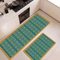 Tapis de cuisine en mousse PVC imperméable, antidérapant, résistant, de haute qualité, anti-fatigue, floral, moderne, minimaliste