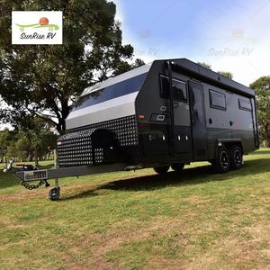 Sunrise RV 19ft 'Toy Hauler Camper RV Offroad Caravan Traveling Trailer camper van pour le <span class=keywords><strong>Camping</strong></span> en plein air - Product Image 3