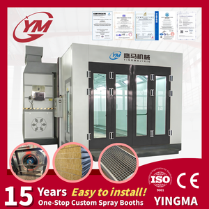 Cabine de peinture automobile à économie d'énergie CE OEM |   Cabine de peinture automobile, fourniture directe d'usine |   Solution de commande en gros personnalisée pour filtre LED VF600 - Product Image 1