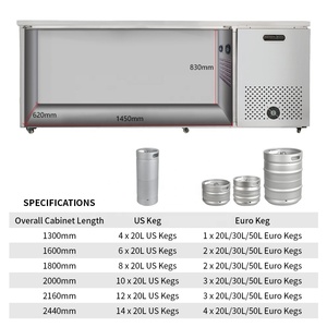 <span class=keywords><strong>Machine</strong></span> commerciale de <span class=keywords><strong>bière</strong></span> pression de Kegerator d'acier inoxydable de 12 robinets avec l'équipement de distributeur de <span class=keywords><strong>bière</strong></span> de réfrigération de l'eau - Product Image 4