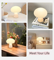 Lampe en forme de champignon neuve d'usine, éclairage LED pour la maison, 3 couleurs à intensité variable, veilleuse décorative, lampe de table de haute qualité