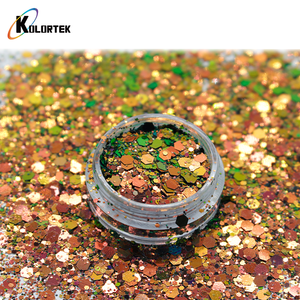 Kolortek批发散装全息闪光片混合亮片粉末粗亮片 - Product Image 2
