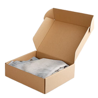LOW MOQ Recycelbare braune Well pappkartons Hochfeste kunden spezifische Papier verpackung Versand kartons
