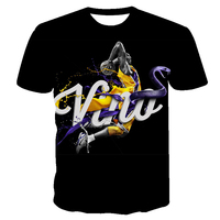 Kaos Cetak 3D NB Kob, Jersey Bryant, Kaos Dryfit Custom, Kaos Basket Super Star KB