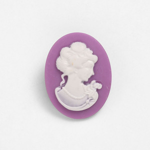 30 Mét X 40 Mét Oval Flatback Nhựa Cứu Trợ Beauty Head Cameo Cabochon Charm, Phù Hợp Với Cơ Sở Khay Cài Đặt Bezel,DIY Phụ Kiện Trang Sức Làm - Product Image 3