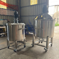 Réservoir mélangeur automatique en acier inoxydable LINHONG 300L pour savon liquide, savon vaisselle, nettoyant ménager, mélange de produits chimiques industriels