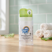 CRYSTAL FRESH Deodoran Batang Alami Pria dengan Aloe Vera 120g (TUN-PA120)