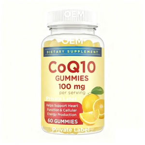 Gommes à mâcher CoQ10 à saveur d'orange 100 mg <span class=keywords><strong>Coenzyme</strong></span> <span class=keywords><strong>Q10</strong></span> Oméga-3 Vitamine B3 Zinc Magnésium pour adultes Gestion de l'énergie pour les femmes enceintes - Product Image 2