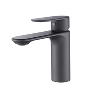 Robinet de lavabo de salle de bain, couleur chrome, design moderne, installation facile, garantie de 3 ans