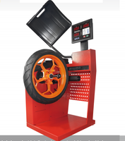 Équilibreuse de roues semi-automatique ADB 3 valeurs d'entrée, laser ALU, 5 modes statiques, certifiée CE, vente chaude, directement de l'usine