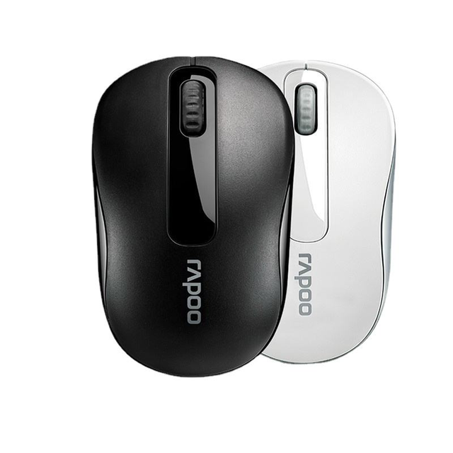 Rapoo M10 Plus OEM Silent 2.4G Wireless Ergonomic Gaming Cute 1000 Dpi PC Stock Mini Wireless Computer Mouse Laptop