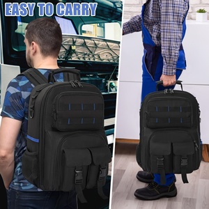 Customized Steel Tubular Handle Heavy Duty Car <b>Wash</b> Detailing Open Top Tote Electrician Tool <b>Bag</b> - Product Image 5