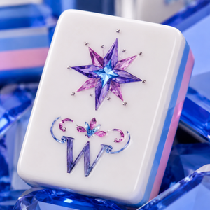 Blue Purple Luxury Acrylic American Mahjong Tiles Eco-Friendly UPCOMING SHIPMENT - Product Image 2