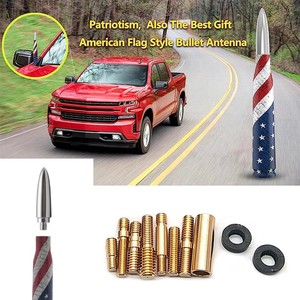 เสาอากาศลายธงชาติอเมริกา แบบกันขโมย สำหรับ Ford F150, Chevy Silverado, RAM 1500 - Product Image 4