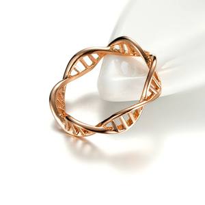 Gepersonaliseerde Holle Band <span class=keywords><strong>Ring</strong></span> Sieraden <span class=keywords><strong>Dna</strong></span> Patroon Silver Rose <span class=keywords><strong>Gold</strong></span> Plated Roestvrij Stalen <span class=keywords><strong>Ring</strong></span> Voor Vrouwen Meisjes Geschenken - Product Image 4